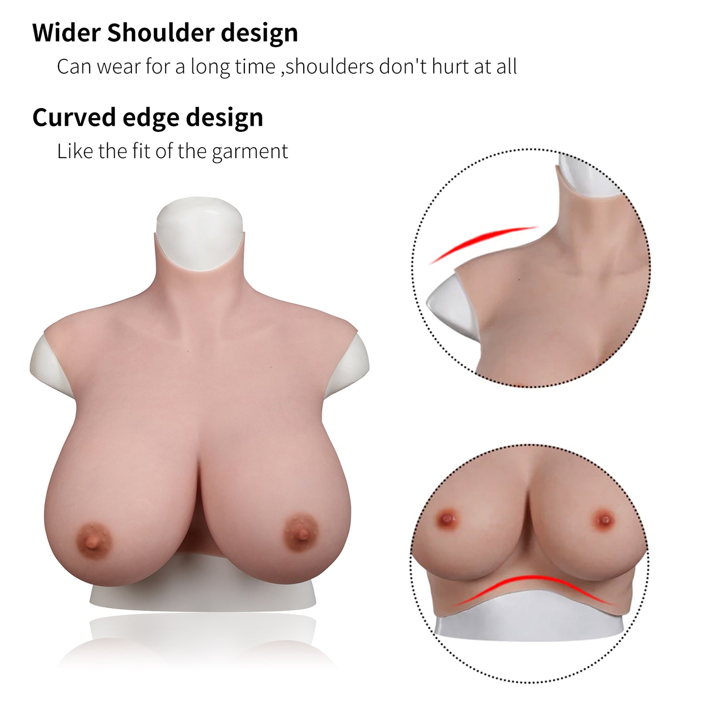 Silicone Breast Forms Huge Fake Boobs K S Z Cup-D7 series