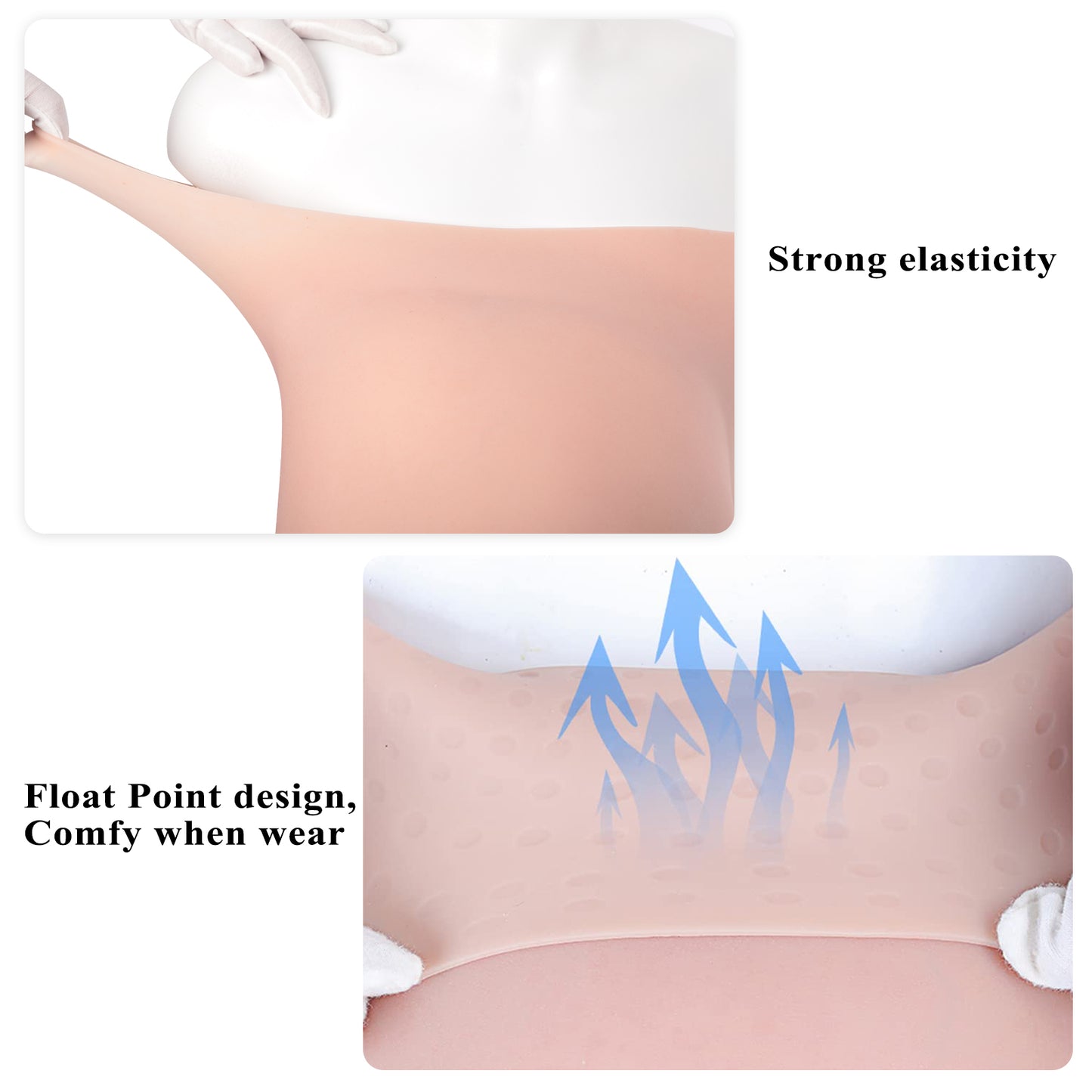 Silicone Fake Pregnant Belly Realistic Pregnant Tummy For Crossdresser Cosplay Unisex