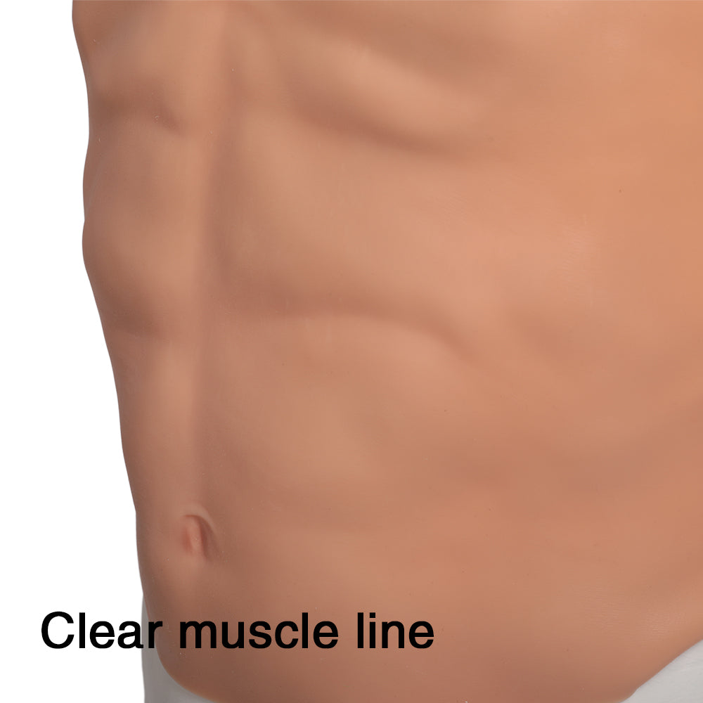 Silicone Fake Muscle Suit False Abs Vest style