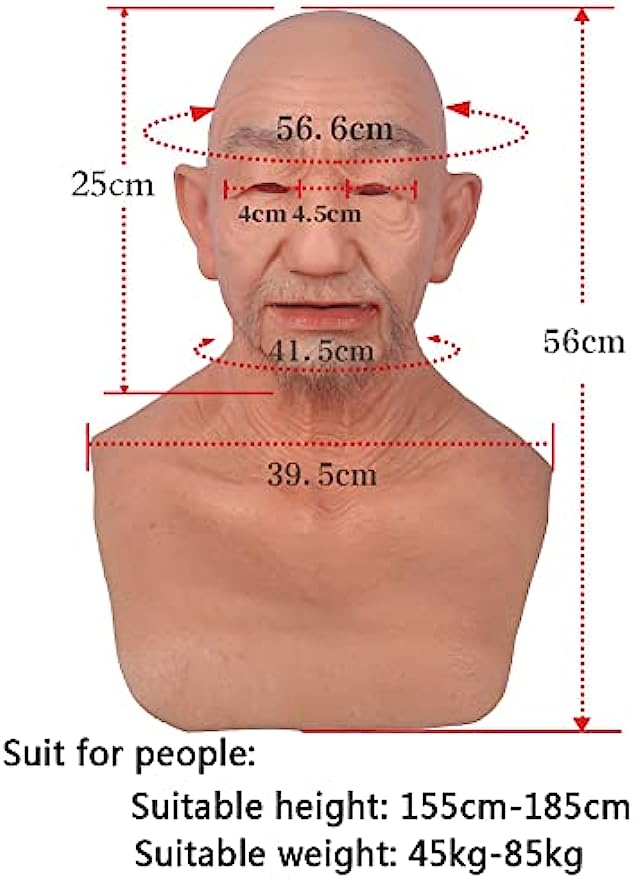 U-CHAMRMMORE Silicone Masks for Crossdresser Transgender Halloween