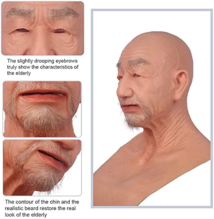 U-CHAMRMMORE Silicone Masks for Crossdresser Transgender Halloween