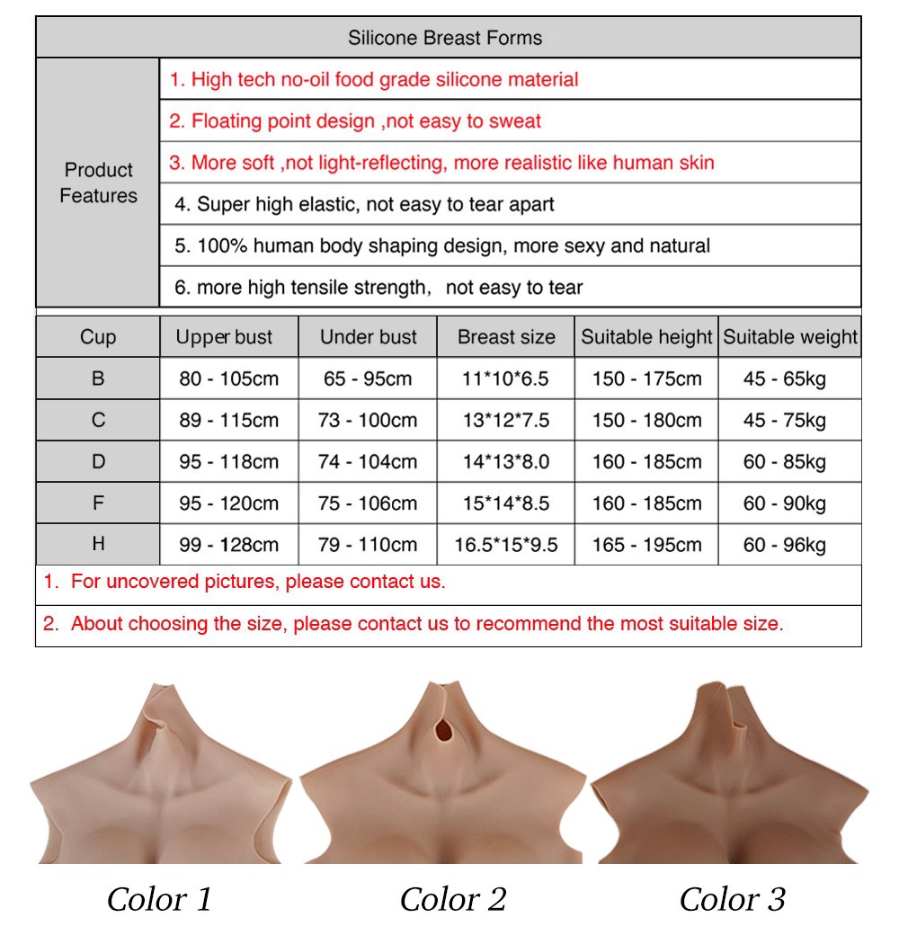 Local Warehouse Oil-free Silicone artificial huge breast forms-D6 series