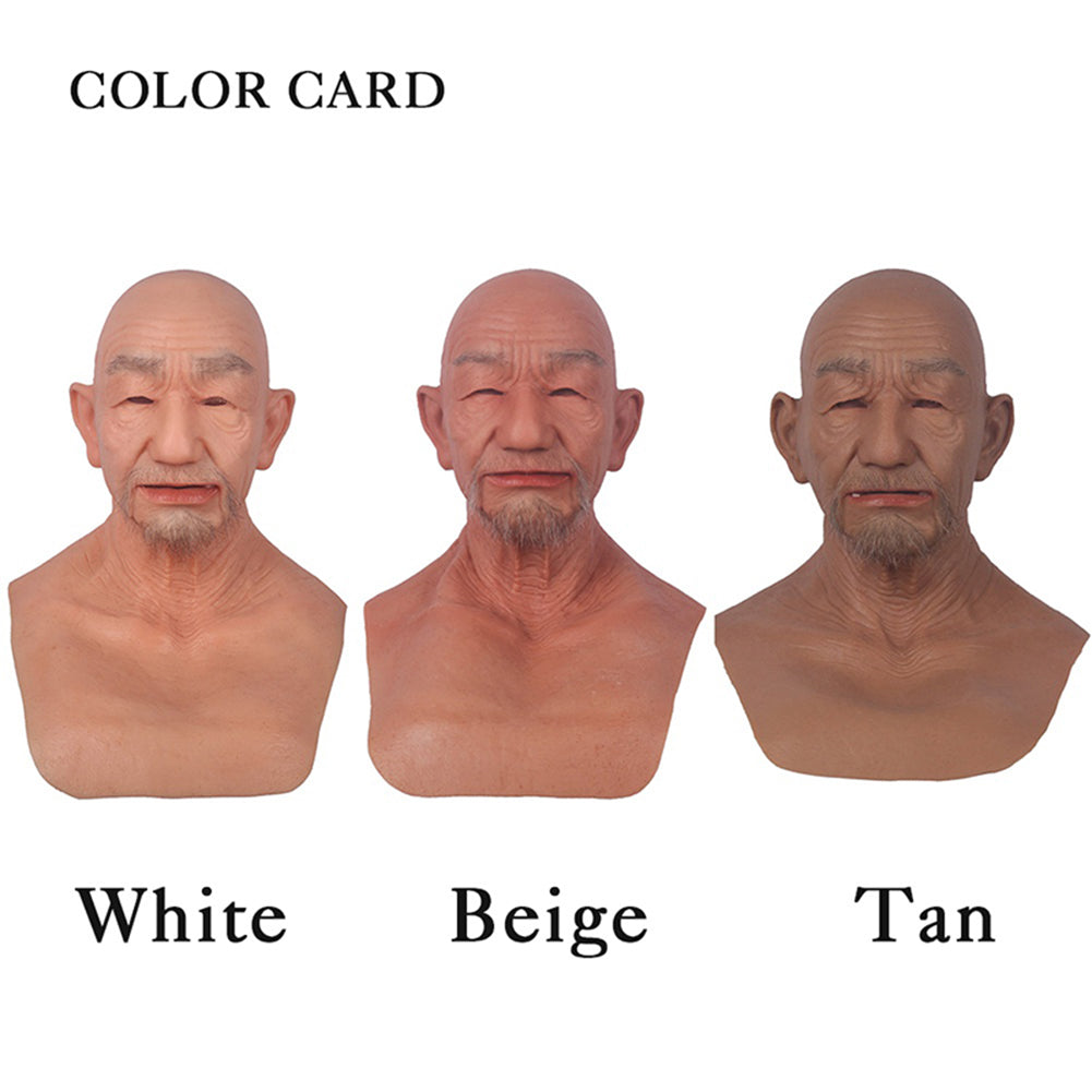 Realistc Silicone Crossdressing Face Mask Full Head Mask For Halloween Transgender