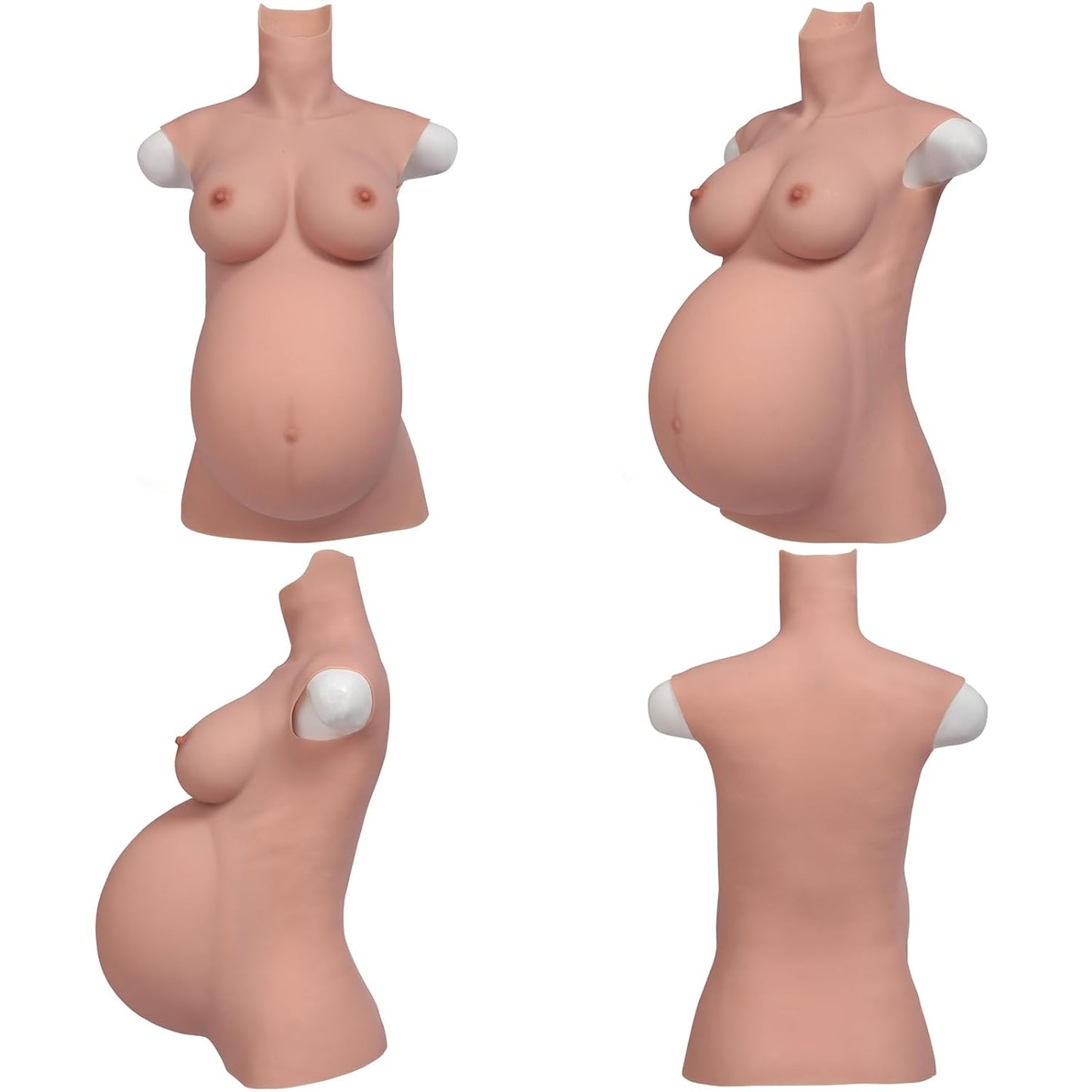 Silicone Pregnant Belly Artificia Belly With Breasts-D8