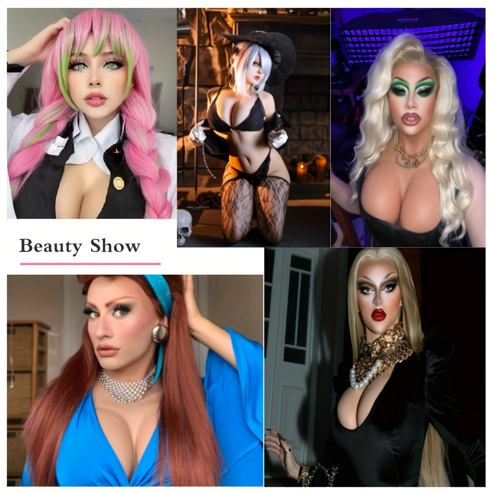 Oversize plus Realistic Silicone Breast Forms Fake Boobs Breast Plates