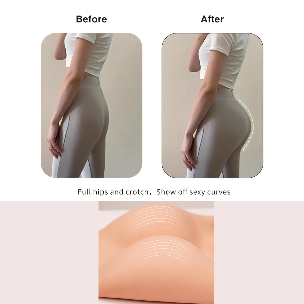 Realistic Silicone Panty Plump Hip Open-crotch Pants Butt Shapewear Crossdresser
