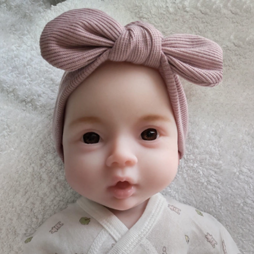 18" Angel Reborn Doll Full Body Silicone Newborn Doll Lifesize Baby Girl HandMade Doll