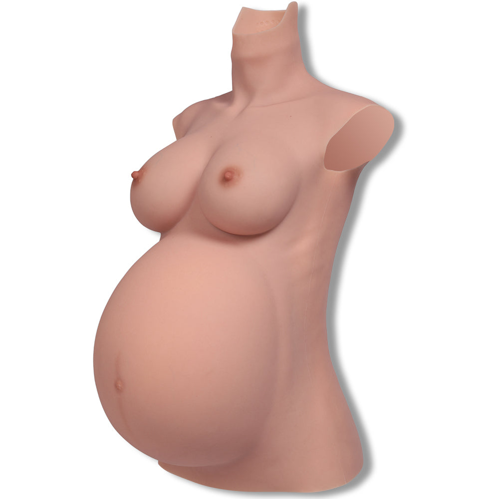 Silicone Pregnant Belly Artificia Belly With Breasts-D8