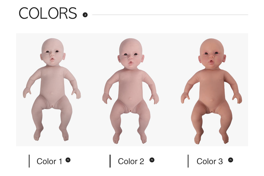18" Angel Reborn Doll Full Body Silicone Newborn Doll Lifesize Baby Girl HandMade Doll