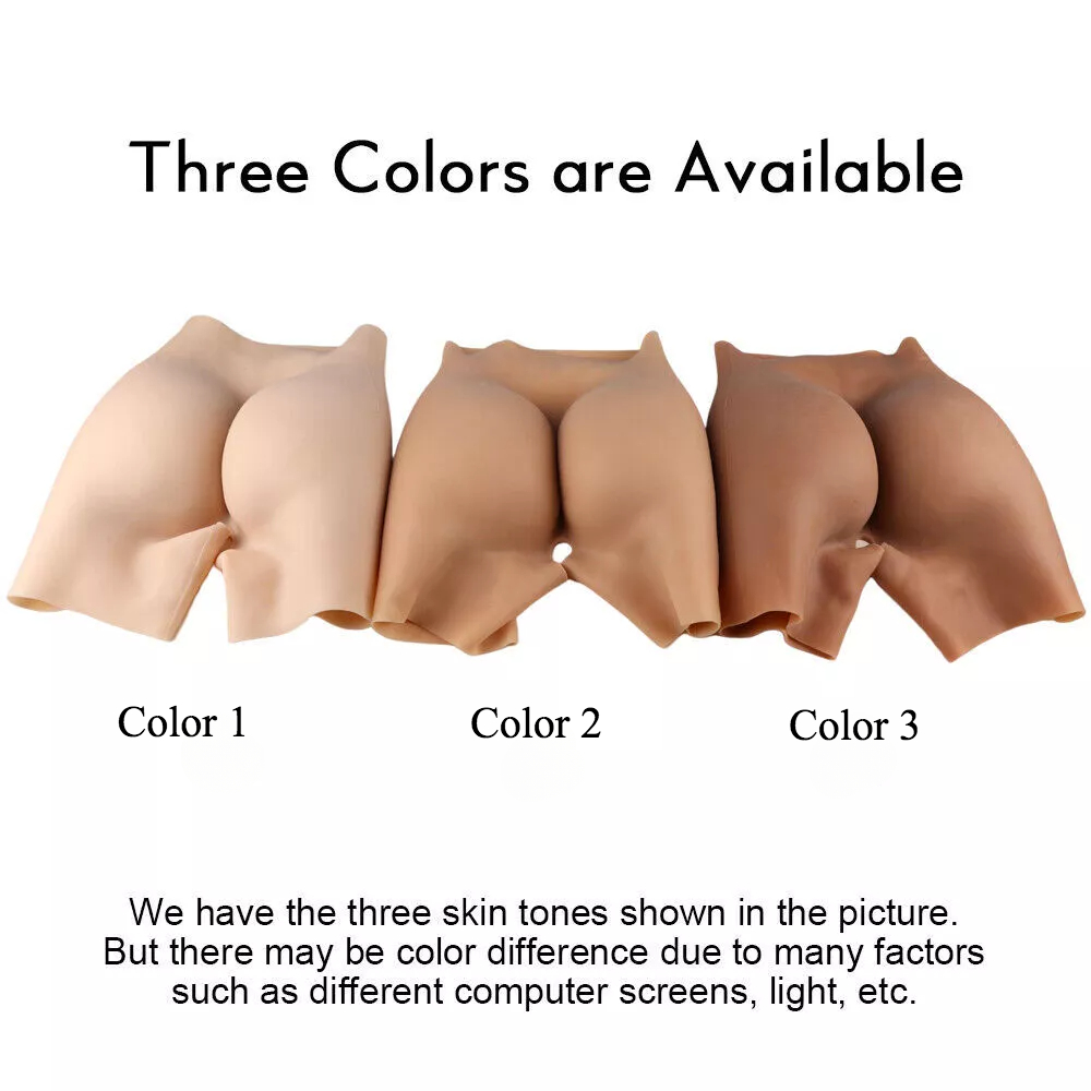 Realistic Silicone Panty Plump Hip Open-crotch Pants Butt Shapewear Crossdresser