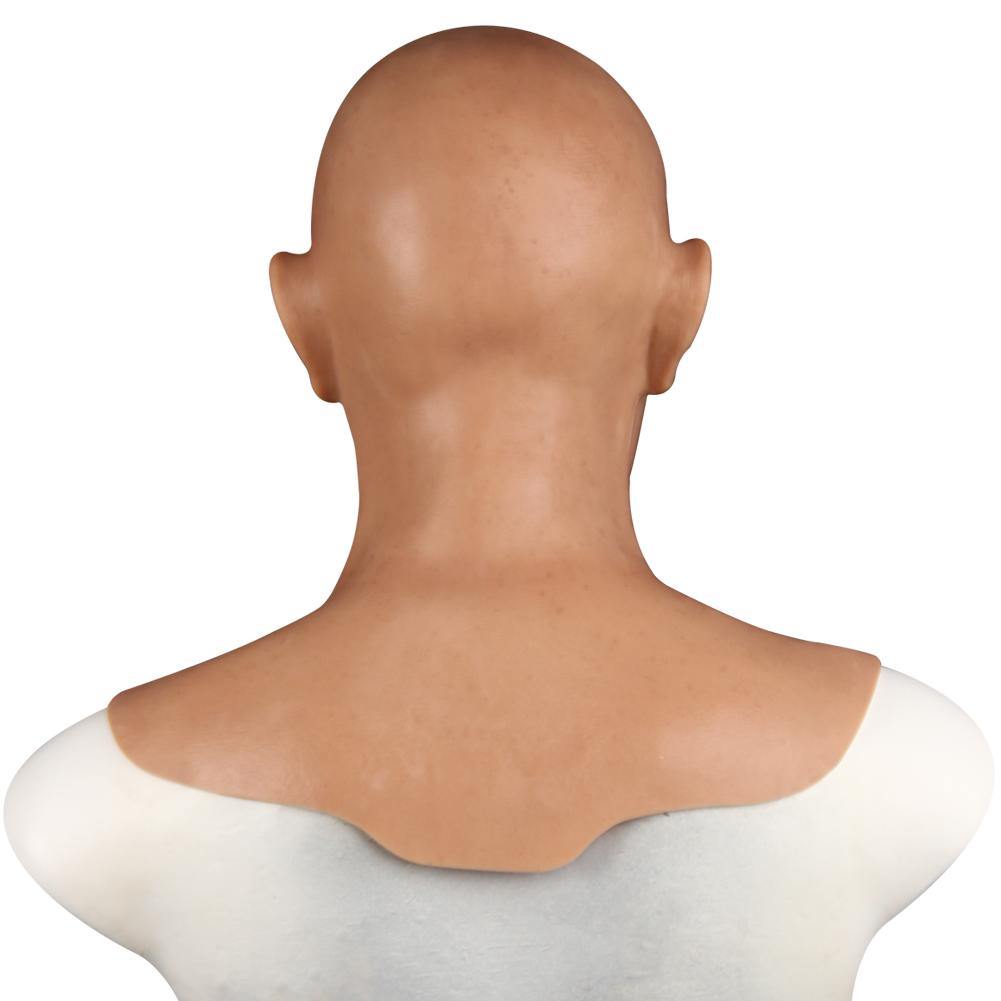 Silicone Headwear Full Head Hood Male Props U-charmmore Crossdressing