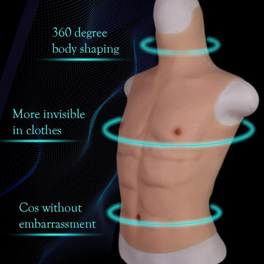 Soft no-oil Silicone Muscle suit-D5 series Dokier Crossdresser