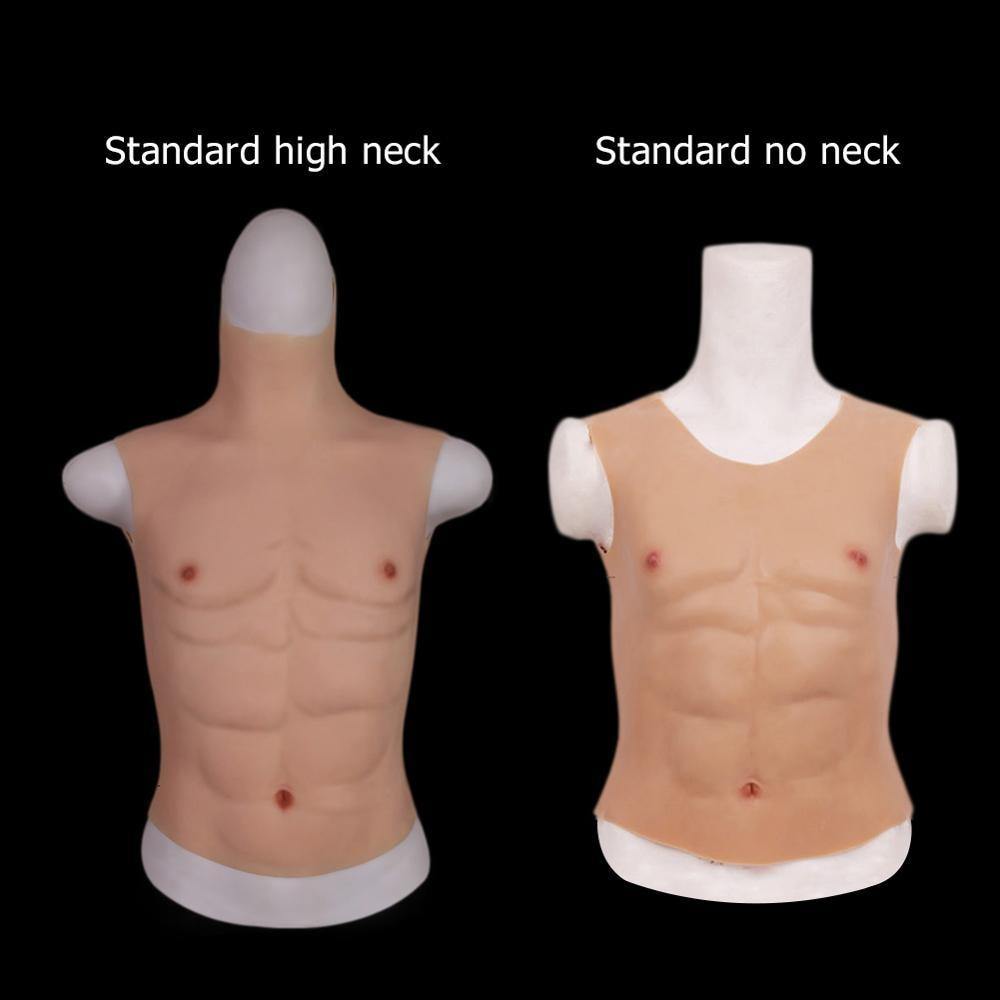 Soft no-oil Silicone Muscle suit-D5 series Dokier Crossdresser