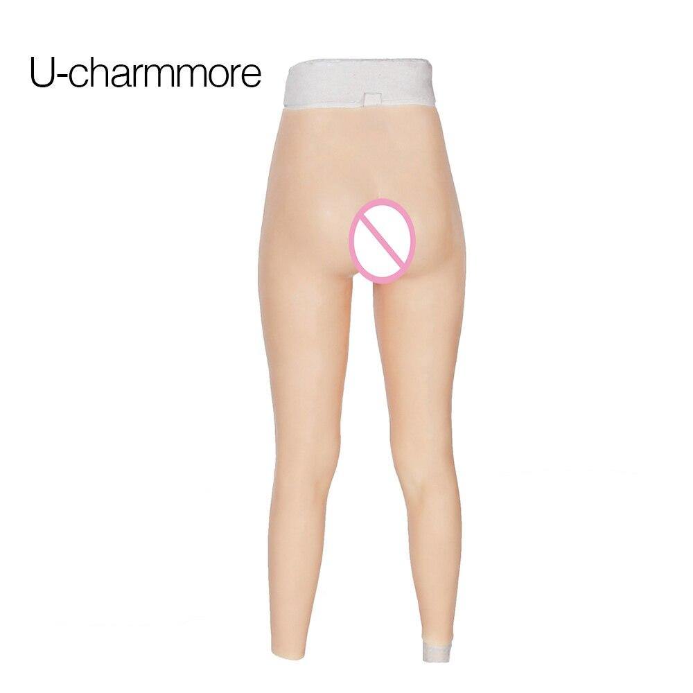 Silicone ninth pants with Fake Vagina-D4 series U-charmmore Crossdressing