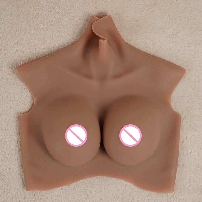 Oil-Free Silicone Fake Boobs With Bloodshot For Crossdresser-D8 series U-charmmore Crossdressing