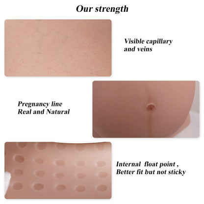 Silicone Pregnant Belly Artificia Belly With Breasts-D8