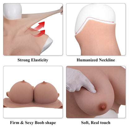 Silicone Breast Forms Huge Fake Boobs K S Z Cup-D7 series