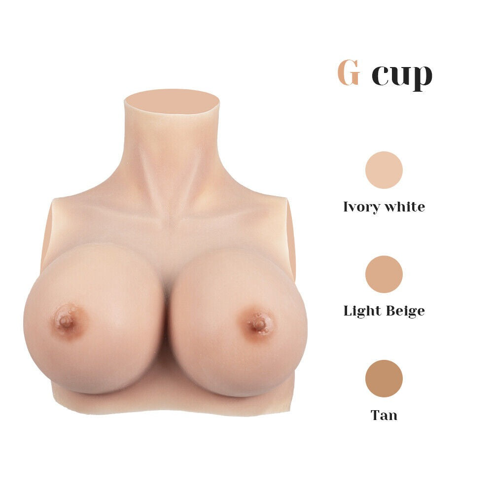 Combination of thin breast form + silicone fake vagina pants Suitable for white skin people