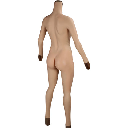 Oil-Free Silicone Full Bodysuit C And E Cup Ninth Pants-D7 series