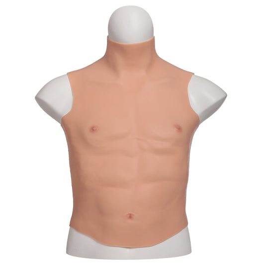 Silicone Fake Muscle Suit False Abs Vest style