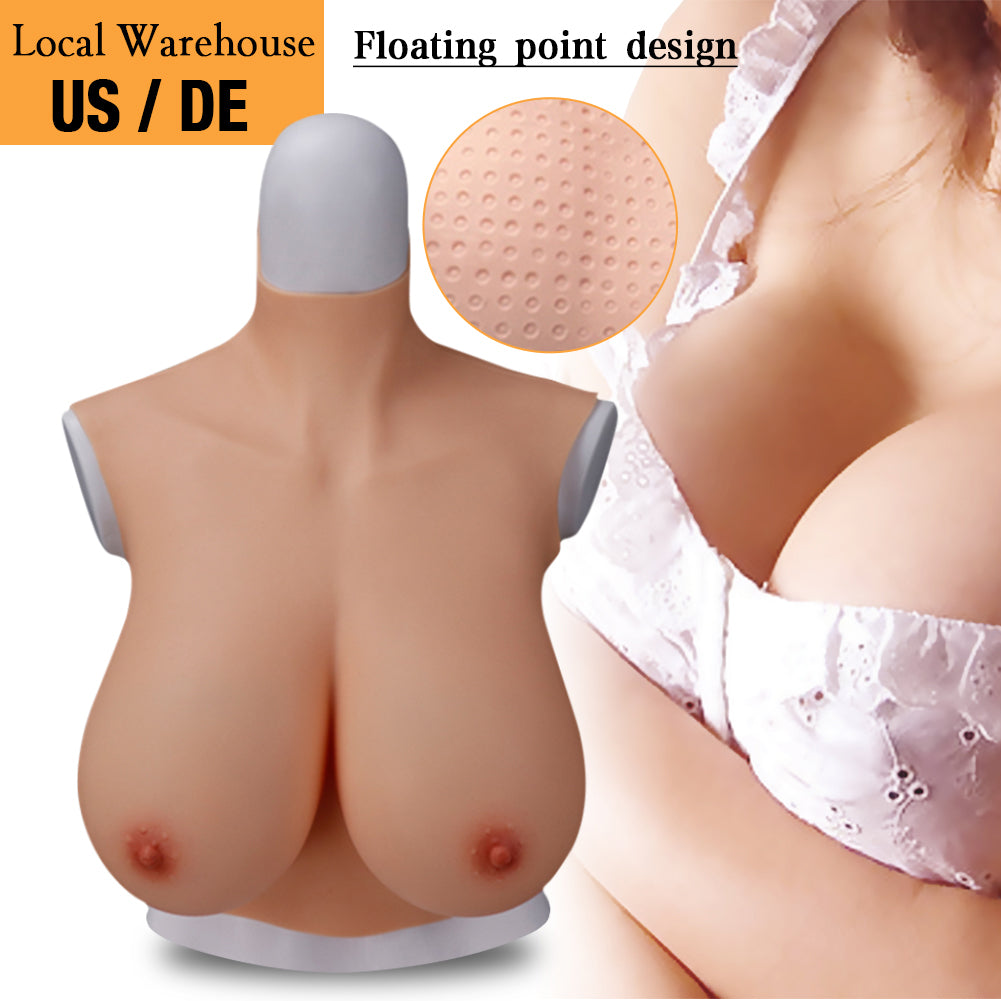 Local Warehouse Oil-free Silicone artificial huge breast forms-D6 series