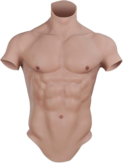 Silicone muscle suit for cosplay floating point design-D6 series