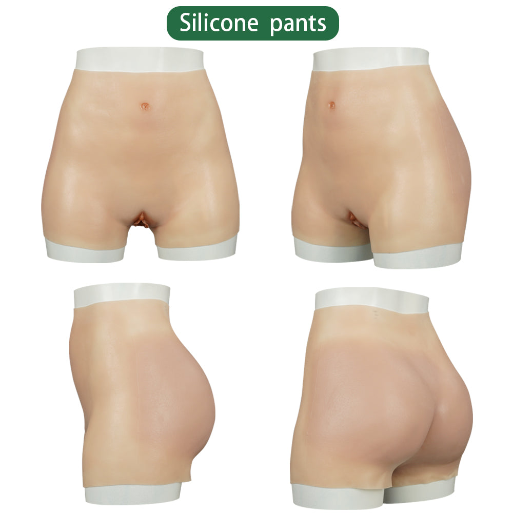 U-Charmmore Silicone Realistic Vagina Pants  Artificial False Buttock Enhancer