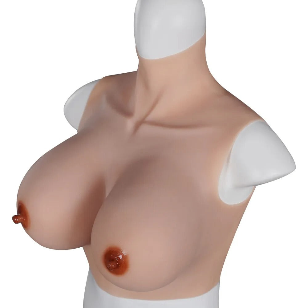 Silicone Fake Boobs B-G Cup Realistic Breast Forms Silicone Breastplate Fake Breasts for Cosplay Crossdressers Drag Queen