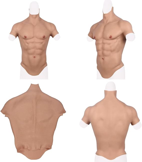 Silicone muscle suit for cosplay floating point design-D6 series