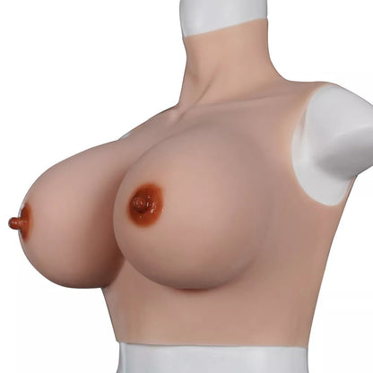 Silicone Fake Boobs B-G Cup Realistic Breast Forms Silicone Breastplate Fake Breasts for Cosplay Crossdressers Drag Queen