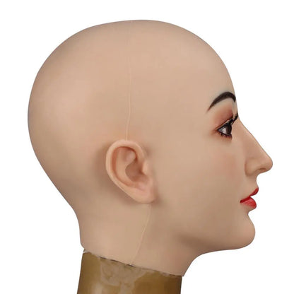 Food grade silicone Full head mask after make-up D4 series U-charmmore Crossdressing