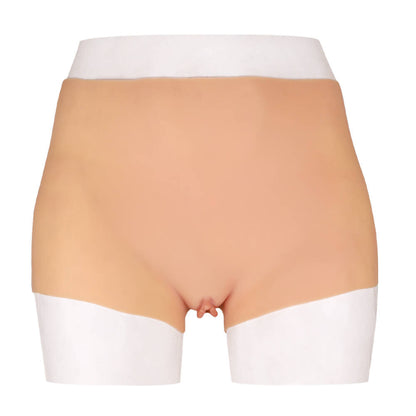 Silicone Realistic Vagina Panties Hip Buttock No Sticky for Crossdresser Transgender Cosplay Size M L XL