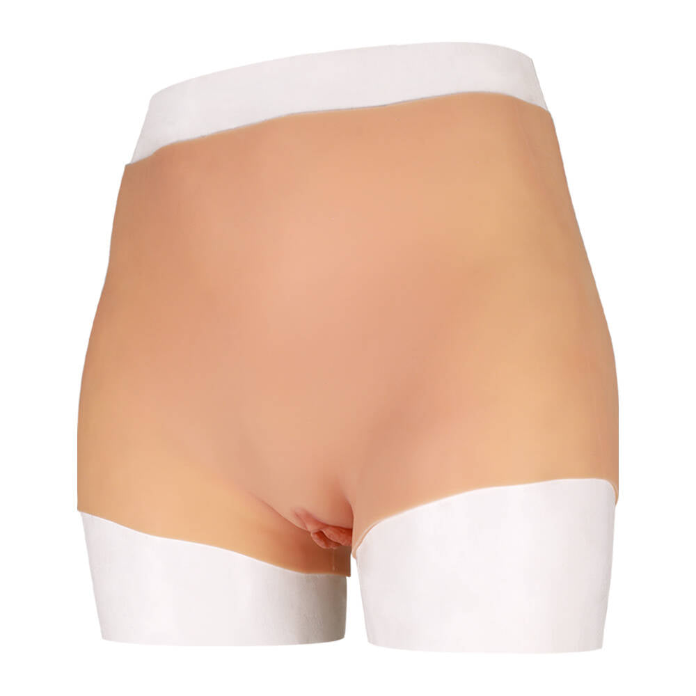 Silicone Realistic Vagina Panties Hip Buttock No Sticky for Crossdresser Transgender Cosplay Size M L XL