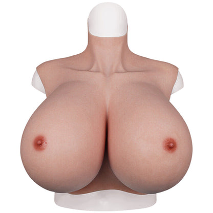 Local warehouse Oil-free silicone breastplate huge boobs S cup and Z cup with elastic cotton filler D4 series