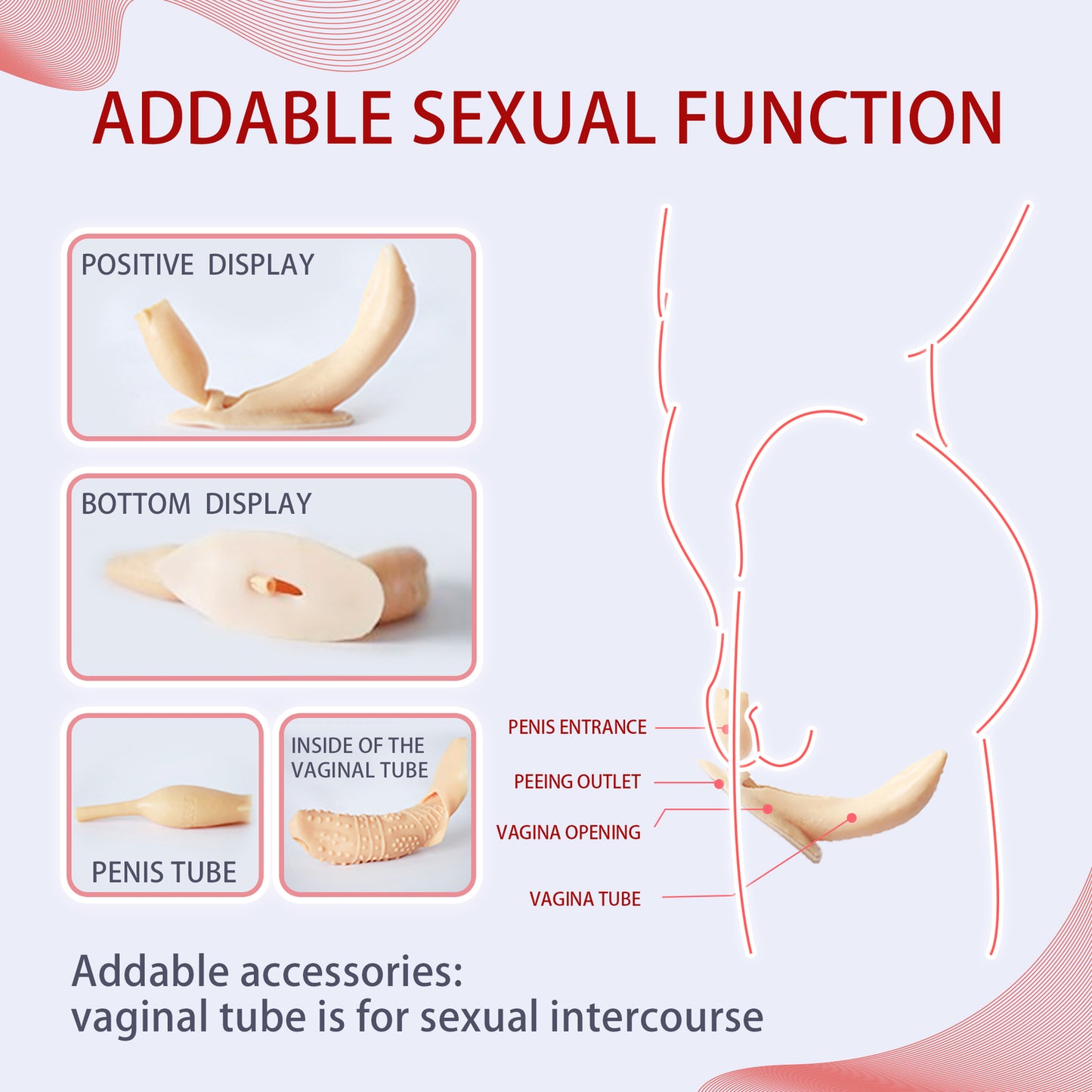 Silicone Pants Realistic Panty Shaping Pants Buttock Fake Vagina Crossdresser