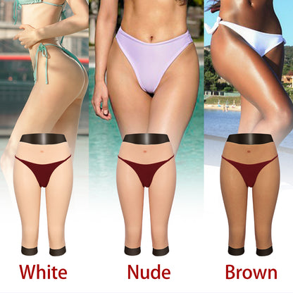 Silicone Pants Realistic Panty Shaping Pants Buttock Fake Vagina Crossdresser