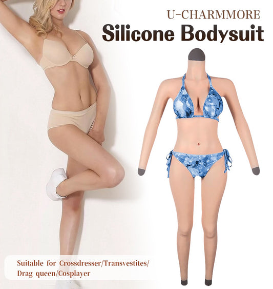 German Warehouse Clearance Sale Silicone Crossdresser Full Bodysuit D Cup Silicone Gel