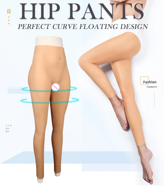 silicone ninth pants with fake vagina-D6 series