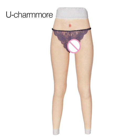Silicone ninth pants with Fake Vagina-D4 series U-charmmore Crossdressing