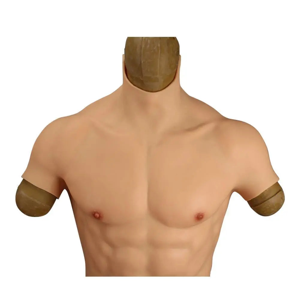 Silicone muscle suit & Artificial pectoral muscle & Fake chest| Ucharmmore|  Dokier