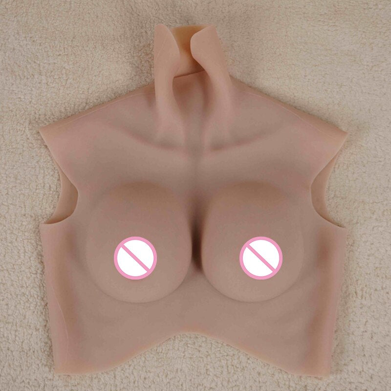 Oil-Free Silicone Fake Boobs With Bloodshot Realistic Tits And Upgraded Airbag Design-D8 series U-charmmore Crossdressing